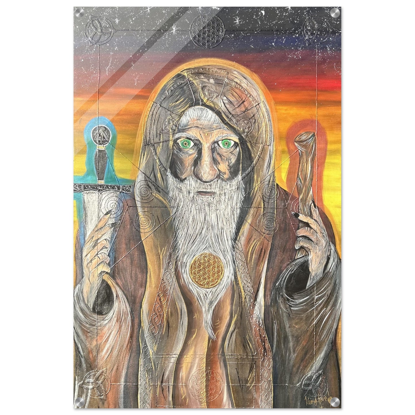 Merlin's Power 24" x 36" Acrylic Print