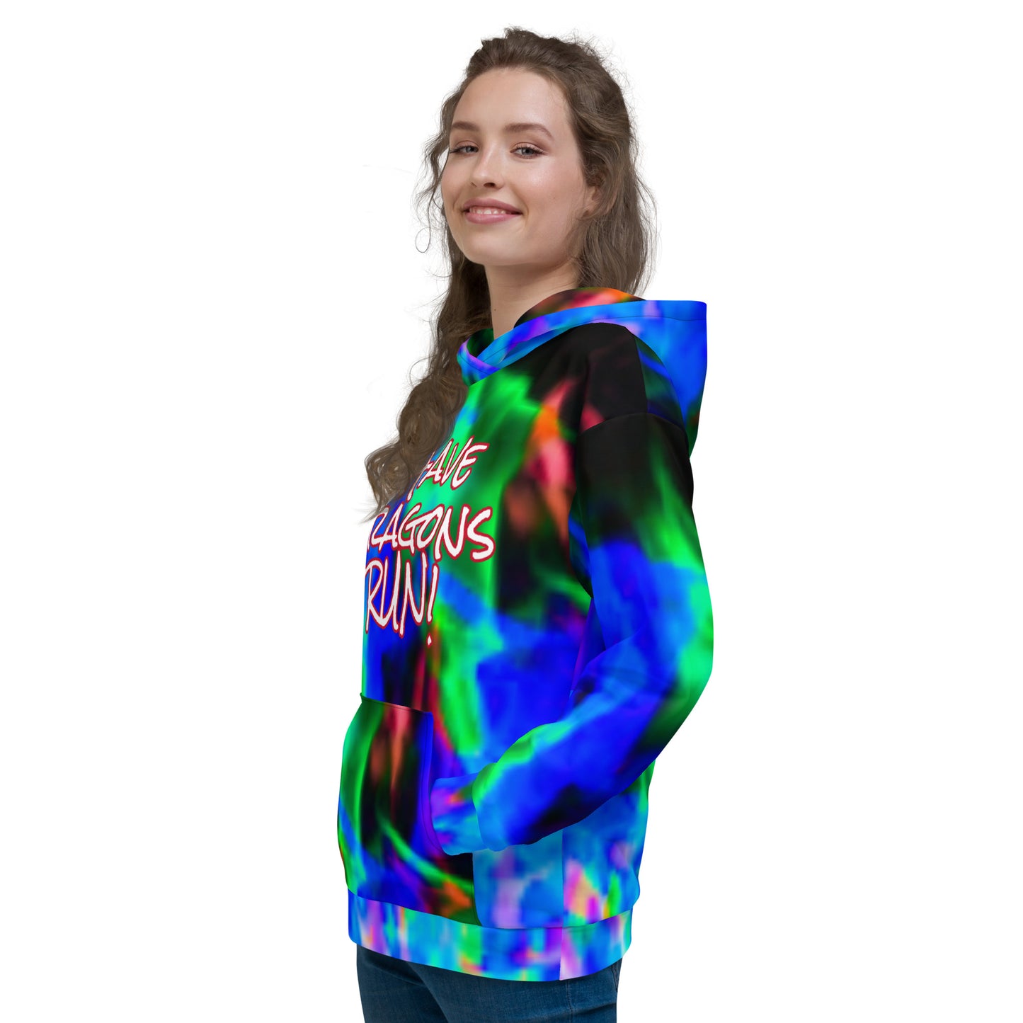 Ethereal Dragon Flame Unisex Hoodie
