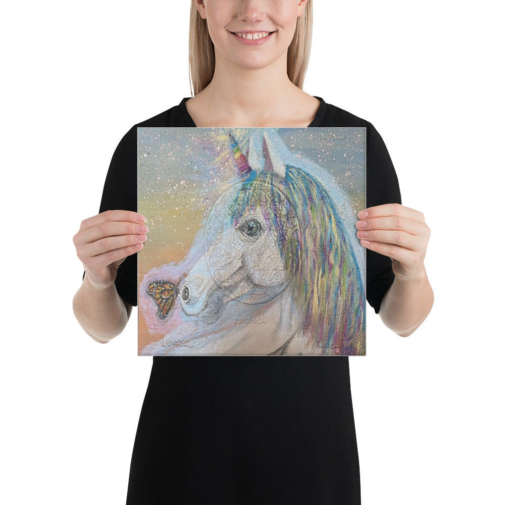 12" x 12" Unicorn Magick Canvas