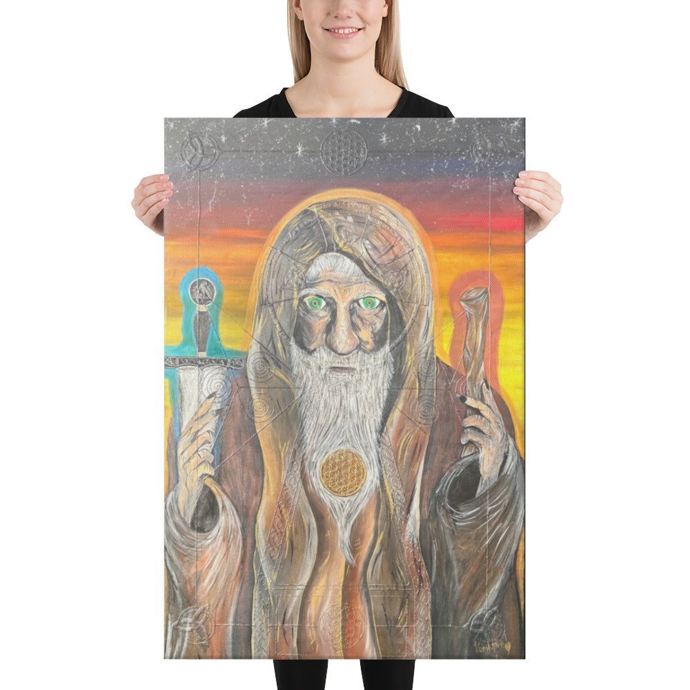 24" x 36" Merlin's Power Canvas