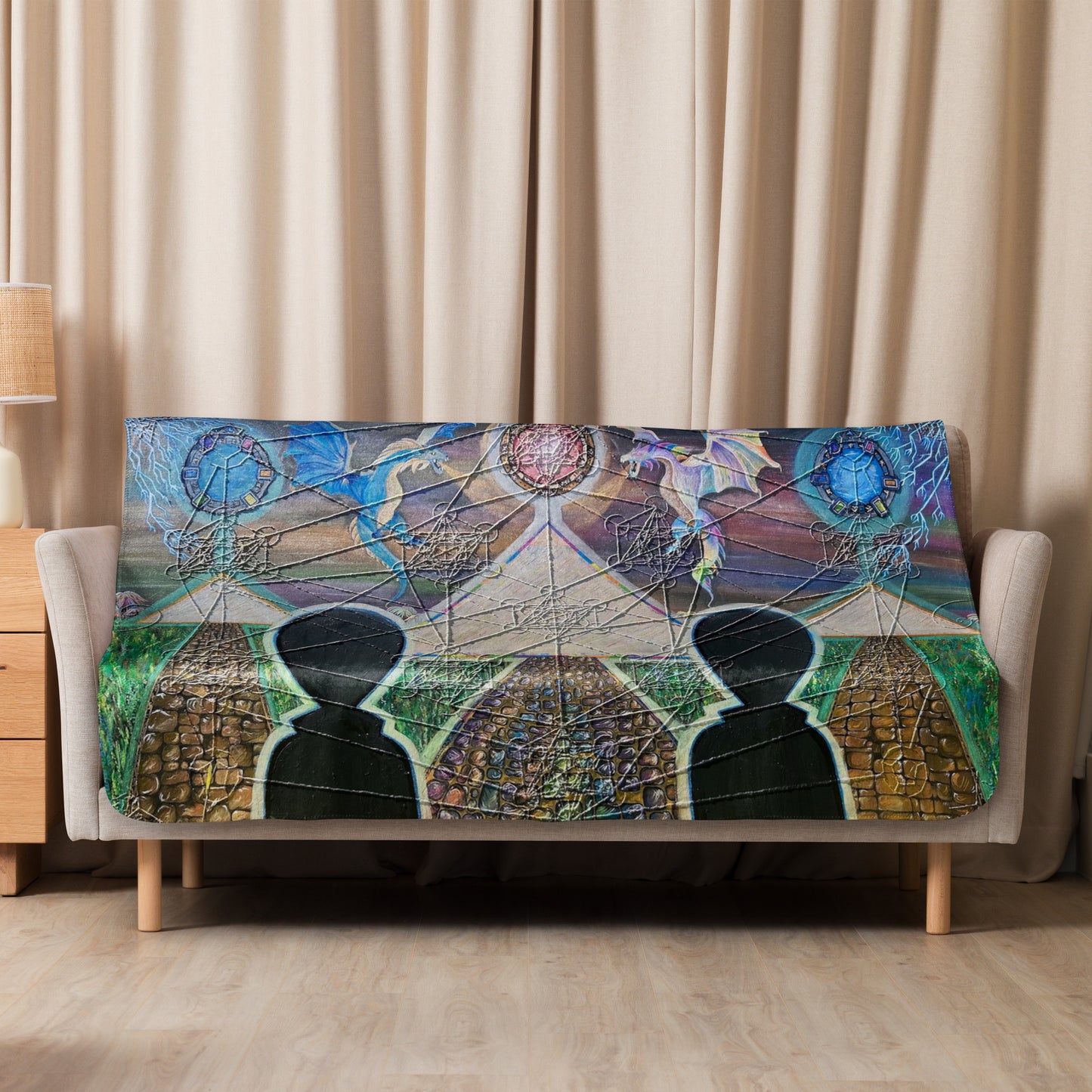 "The Observers" Arcturian LionsGate 2024 50"x 60" Sherpa blanket