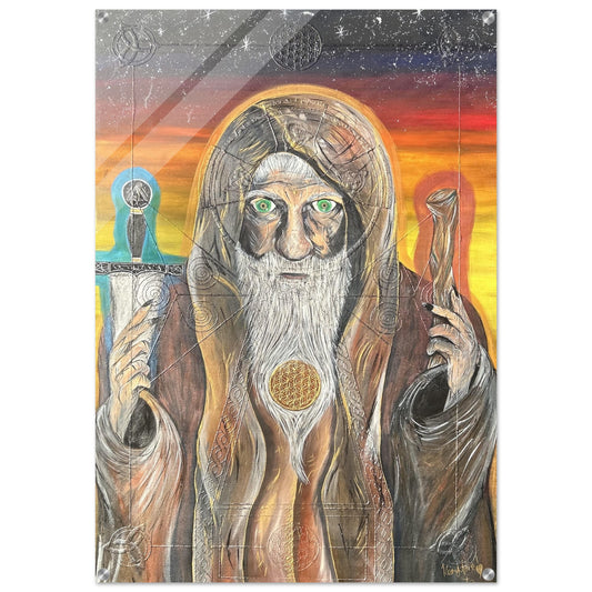 28" x 40" Merlin's Power Acrylic Print