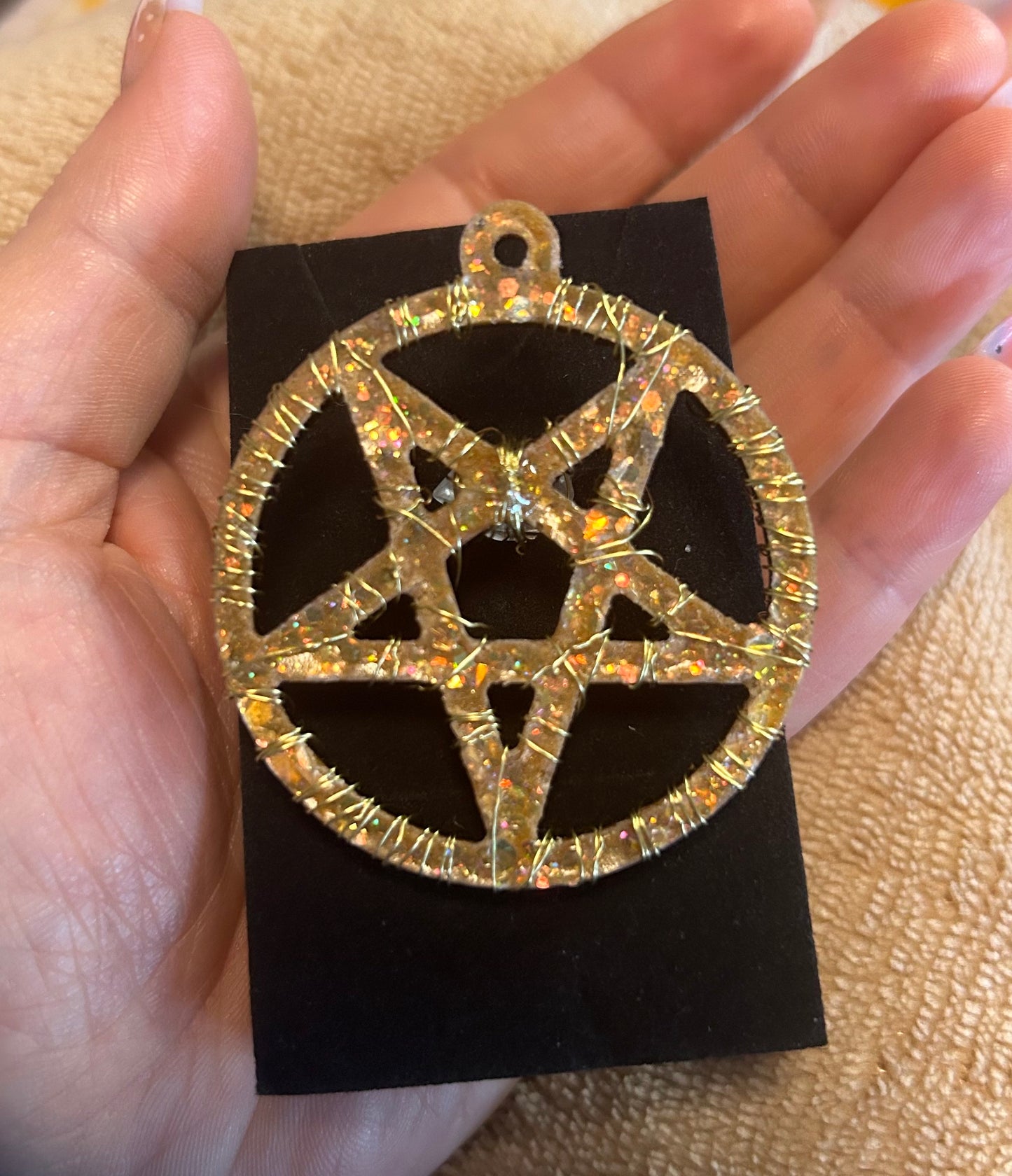 Frequency Pendant 005 - Wiccan Pentagram