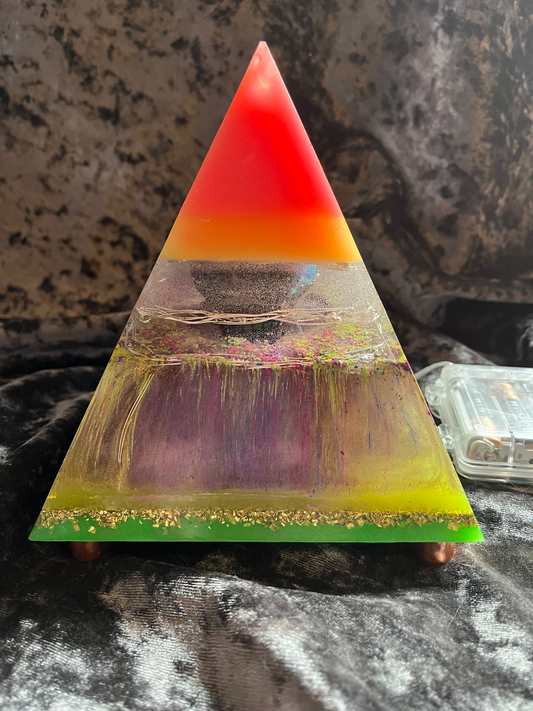 🐉🌈 PrismHeart – Rainbow Dragon Activation Pyramid