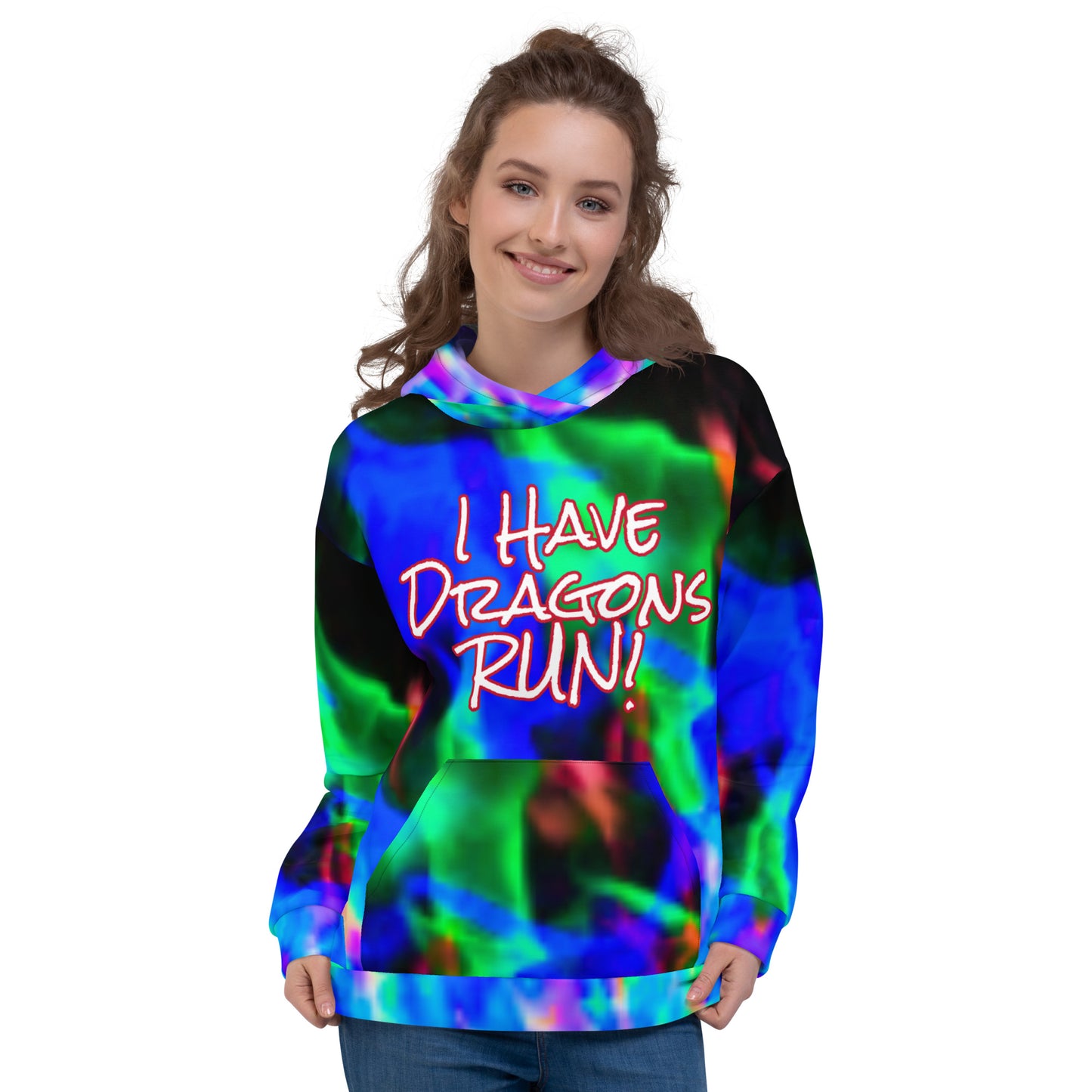 Ethereal Dragon Flame Unisex Hoodie