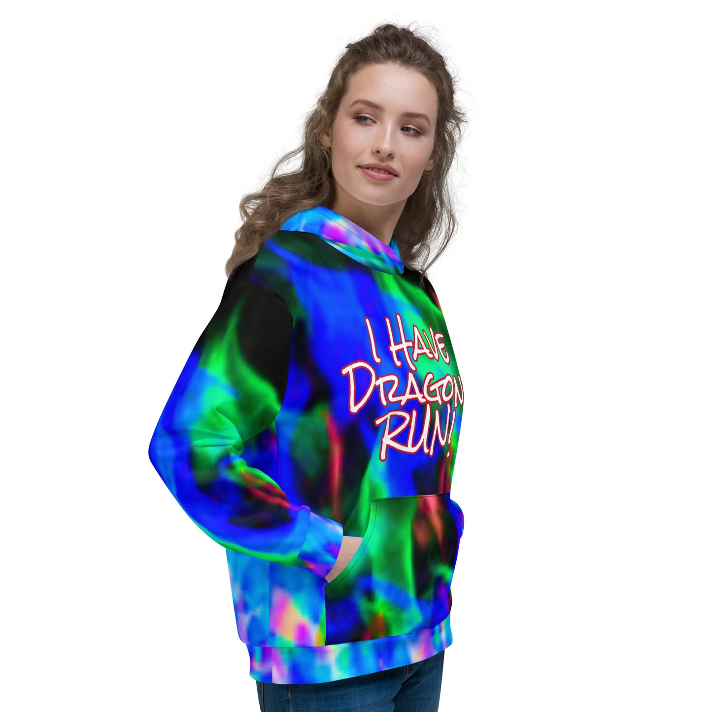 Ethereal Dragon Flame Unisex Hoodie